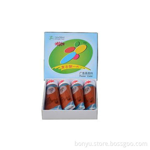 Poster Color, 32ml, Aluminum Tube, Meets USA ASTM D-4236 and EU EN71-3 Standards